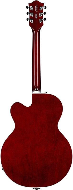 Gretsch G6119T-ET Players Edition Tennessee Rose Electrotone Electric Guitar (with Case), Cherry Stain, Full Straight Back