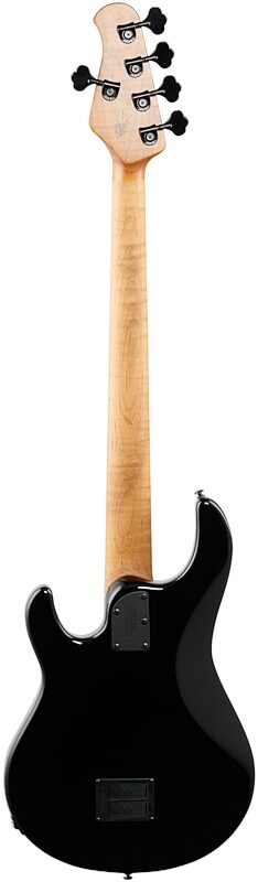 Ernie Ball Music Man StingRay 5 Special Electric Bass, 5-String (Ebony Fingerboard, with Case), Black, Full Straight Back