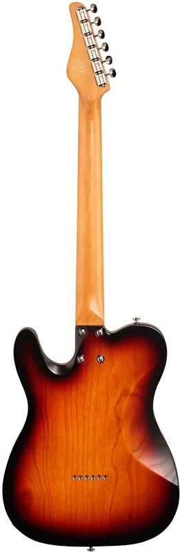 Schecter PT Special Electric Guitar, 3-Tone Sunburst, Full Straight Back