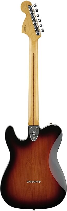 Fender Vintera '70s Telecaster Deluxe Electric Guitar, Maple Fingerboard (with Gig Bag), 3-Color Sunburst, Full Straight Back