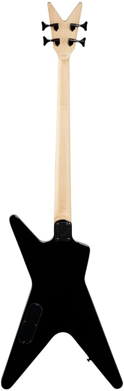 Dean ML Metalman Electric Bass, Black, Full Straight Back