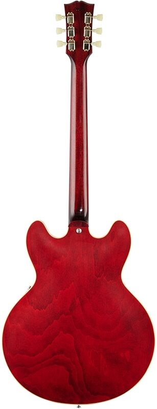 Gibson Custom '64 ES-335 Reissue VOS Electric Guitar (with Case), 60s Cherry, Full Straight Back