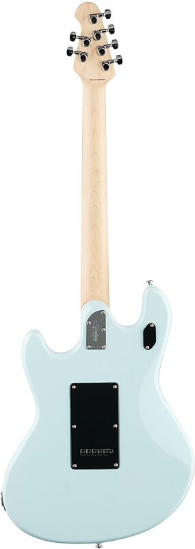 Sterling by Music Man SR30 StingRay Electric Guitar, Daphne Blue, Full Straight Back