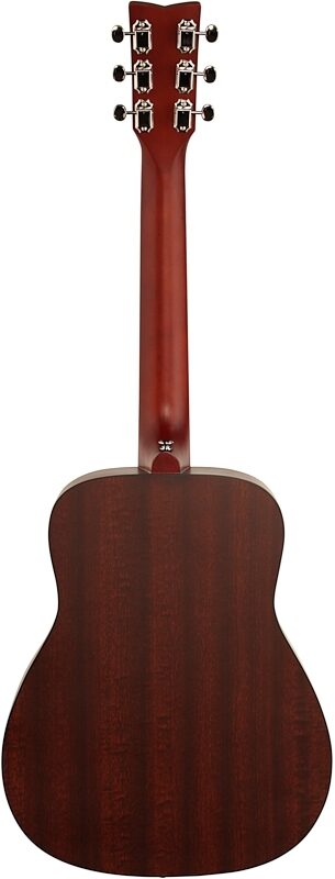 Yamaha JR2 3/4-Size Folk Acoustic Guitar (with Gig Bag), Tobacco Sunburst, Full Straight Back