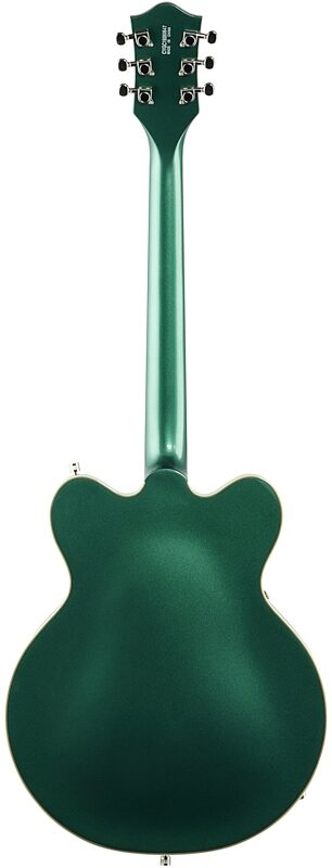 Gretsch G5622LH Electromatic CB DC Electric Guitar, Left-Handed, Georgia Green, Full Straight Back