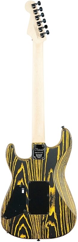 Charvel Pro-Mod San Dimas Style 1 HH FR E Ash Electric Guitar, Old Yella, Full Straight Back