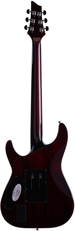 Schecter C-1 Hellraiser FR Electric Guitar with Floyd Rose, Black Cherry, Blemished, Full Straight Back