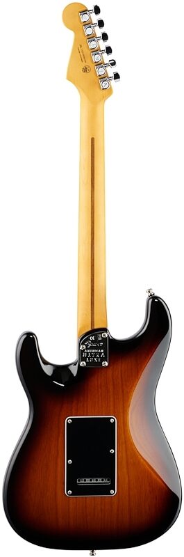 Fender American Ultra Luxe Stratocaster Electric Guitar (with Case), 2-Color Sunburst, Full Straight Back