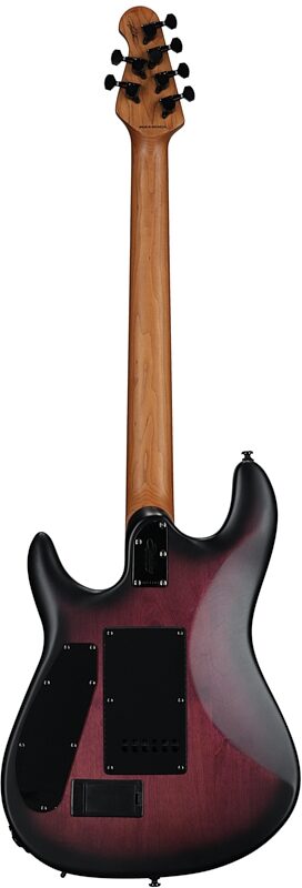 Sterling by Music Man Jason Richardson 6 Cutlass Electric Guitar (with Gig Bag), Cosmic Purple Burst, Full Straight Back