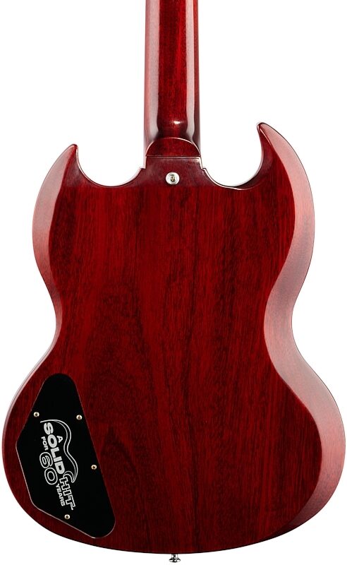 Gibson Custom 60th Anniversary Les Paul SG Standard VOS Electric Guitar (with Case), Cherry Red, Serial Number 104491, Body Straight Back