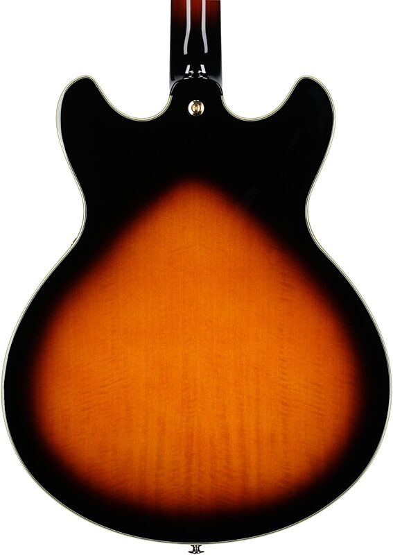 Ibanez Artstar Prestige AS2000 Electric Guitar (with Case), Brown Sunburst, Serial Number 210001F2204919, Body Straight Back