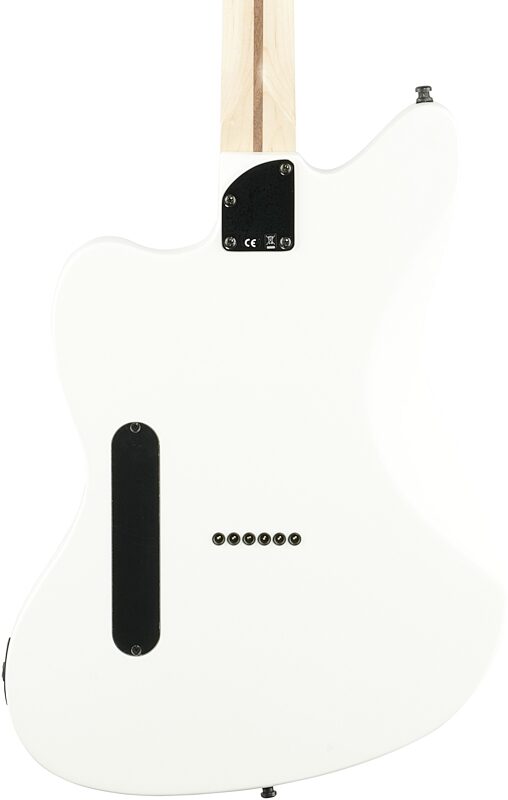 Fender Jim Root Jazzmaster Electric Guitar, Ebony Fingerboard (with Case), Satin White, USED, Blemished, Body Straight Back