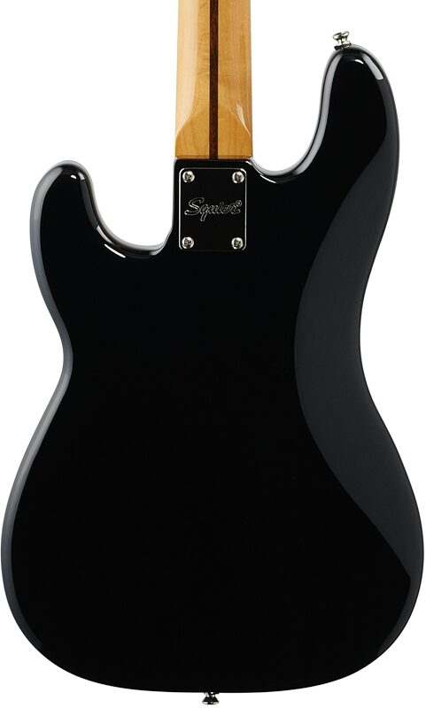 Squier Classic Vibe '70s Precision Electric Bass, with Maple Fingerboard, Black, Body Straight Back