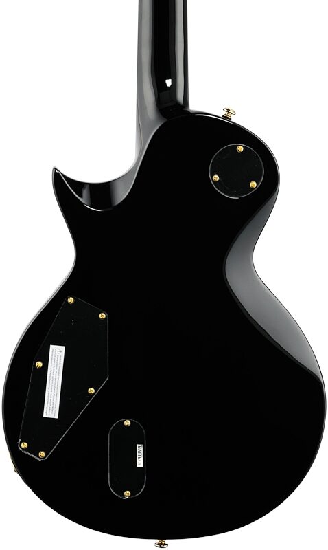 ESP LTD EC-1000 Deluxe Series Electric Guitar, Black, Body Straight Back