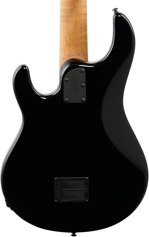 Ernie Ball Music Man StingRay 5 Special Electric Bass, 5-String (Ebony Fingerboard, with Case), Black, Body Straight Back