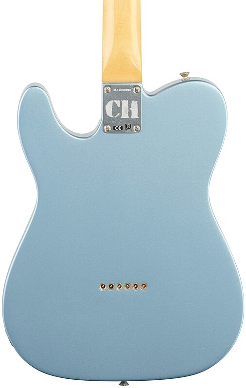 Fender Chrissie Hynde Telecaster Electric Guitar (with Case), Ice Blue Metal, Body Straight Back