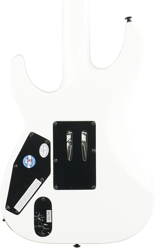 ESP LTD M-1000E Electric Guitar, Snow White, Body Straight Back
