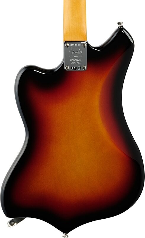 Fender Parallel Universe II Maverick Dorado Electric Guitar (with Case), Ultraburst, Body Straight Back
