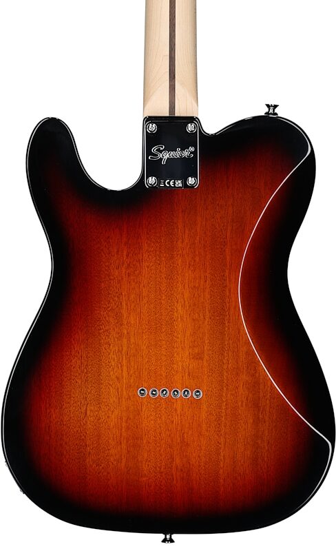 Squier Affinity Telecaster Electric Guitar, Maple Fingerboard, 3-Color Sunburst, Body Straight Back
