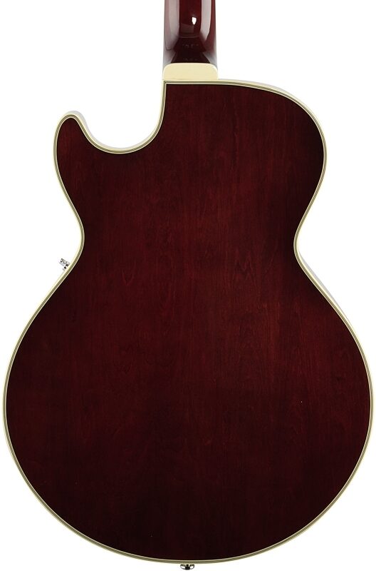 Ibanez GB10EM George Benson Electric Guitar, Antique Amber, Body Straight Back