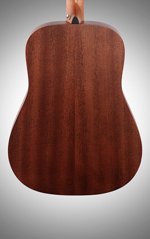 Martin D-10E Road Series Acoustic-Electric Guitar (with Soft Case), Natural, Sapele Top, Body Straight Back