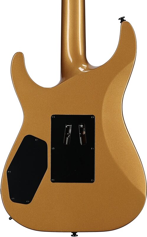 Kramer SM-1H Floyd Rose Electric Guitar, Buzzsaw Gold, Body Straight Back