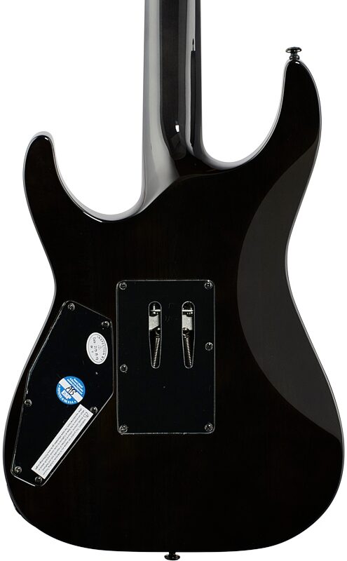 ESP LTD H-1001FR Electric Guitar, Black Natural Fade, Body Straight Back