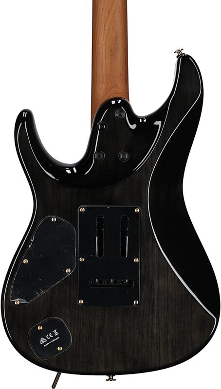 Ibanez AZ47P1QM Premium Electric Guitar (with Gig Bag), Black Ice Burst, Blemished, Body Straight Back