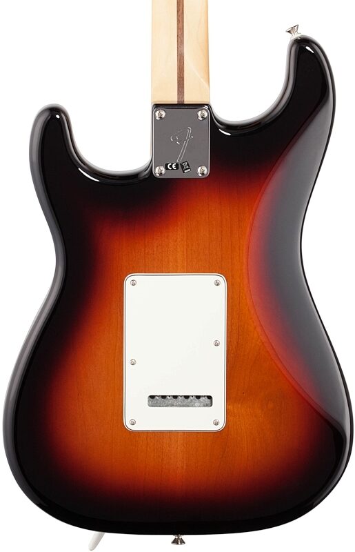 Fender Player Stratocaster Electric Guitar (Maple Fingerboard), 3-Color Sunburst, Body Straight Back