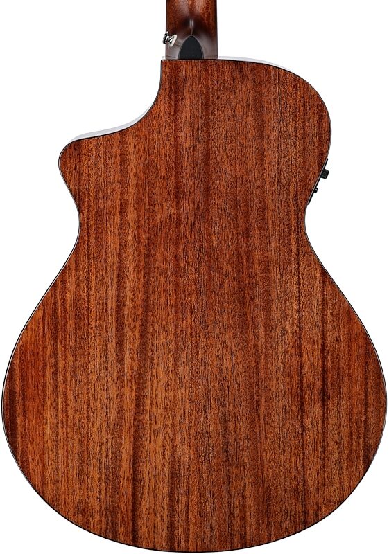 Breedlove ECO Discovery S Concert CE Mahogany Acoustic-Electric Guitar, Edgeburst, Body Straight Back