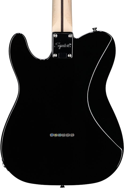 Squier Affinity Telecaster Deluxe Electric Guitar, with Maple Fingerboard, Black, Body Straight Back