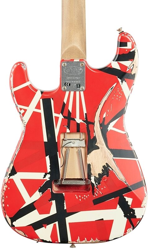 EVH Eddie Van Halen Striped Series Frankie Red White Black Relic