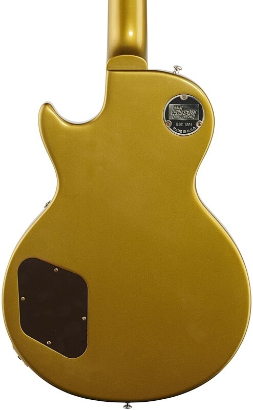 Gibson Custom Exclusive 1955 Les Paul Standard P90 All Gold VOS Electric Guitar (with Case), All Gold, Body Straight Back