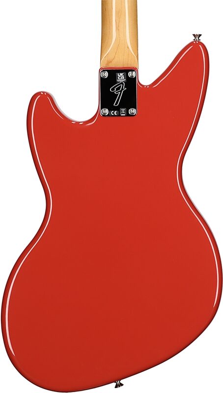 Fender Kurt Cobain Jag-Stang Electric Guitar (with Gig Bag), Fiesta Red, Body Straight Back
