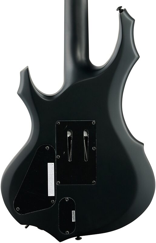 ESP LTD F Black Metal Electric Guitar, New, Body Straight Back