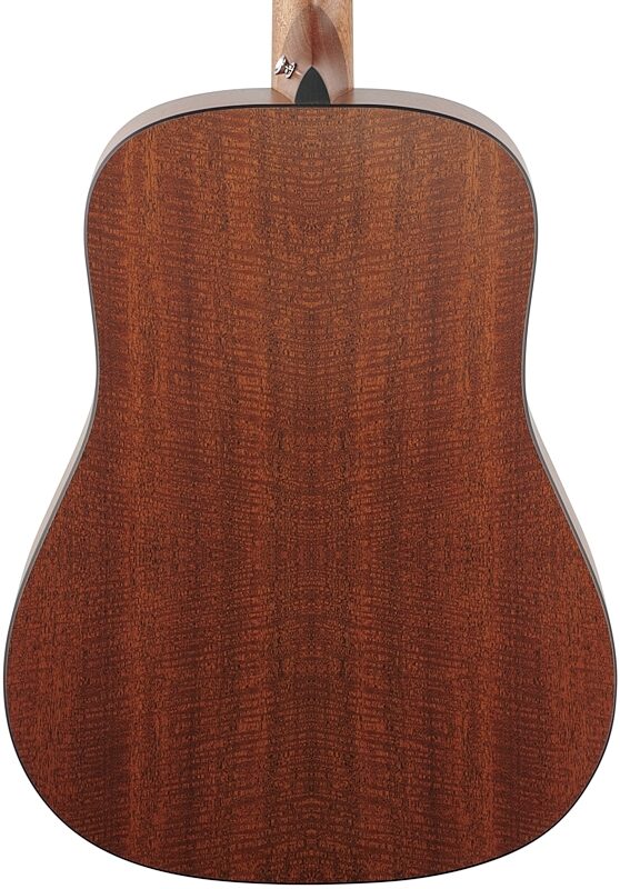 Martin D-X2E Mahogany Acoustic-Electric Guitar (with Gig Bag), New, Body Straight Back