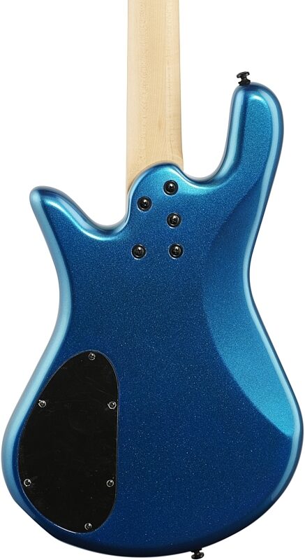 Spector Performer 4 Electric Bass, Metallic Blue Gloss, Body Straight Back