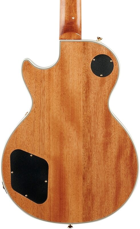 Epiphone Les Paul Custom Koa Electric Guitar, Natural, Body Straight Back