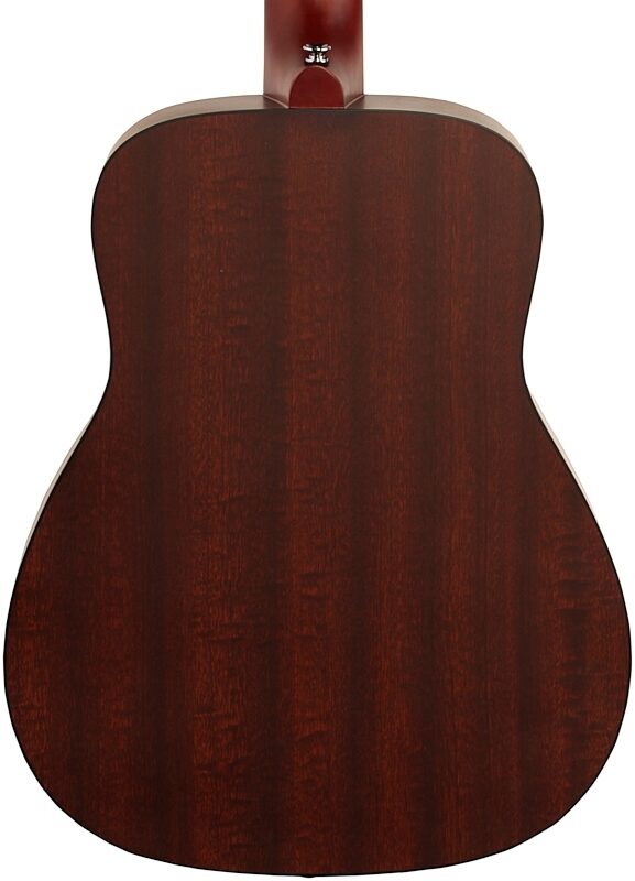 Yamaha JR2 3/4-Size Folk Acoustic Guitar (with Gig Bag), Tobacco Sunburst, Body Straight Back