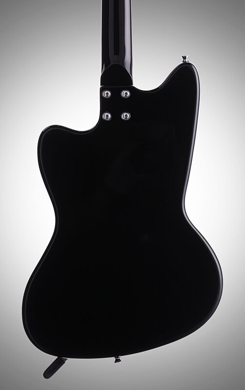 Silvertone Classic 1478 Electric Guitar, Black, Body Straight Back