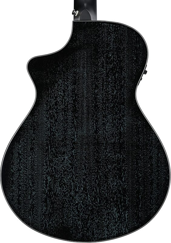 Breedlove ECO Rainforest S Concert CE Acoustic-Electric Guitar, Midnight Blue, Body Straight Back