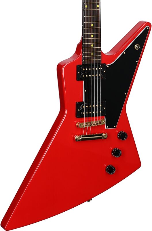 Gibson Lzzy Hale Signature Explorerbird Electric Guitar (with Case), Red, Body Straight Back