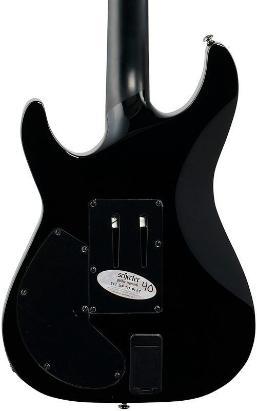 Schecter C-1 FR-S Blackjack Electric Guitar, Gloss Black, Body Straight Back
