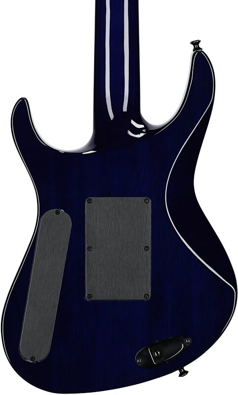 Jackson Pro Series Broderick Signature 7P Electric Guitar, Transparent Blue, USED, Blemished, Body Straight Back