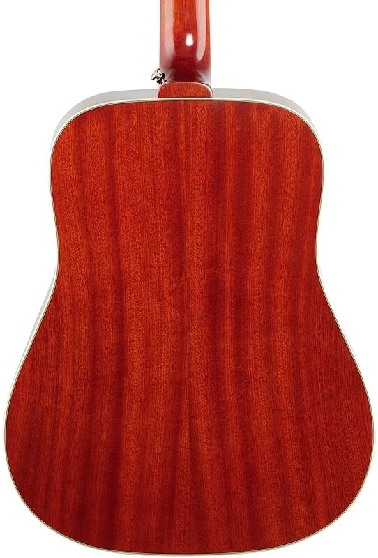 Epiphone Hummingbird 12-String Acoustic-Electric Guitar, Aged Cherry Sunburst, Body Straight Back