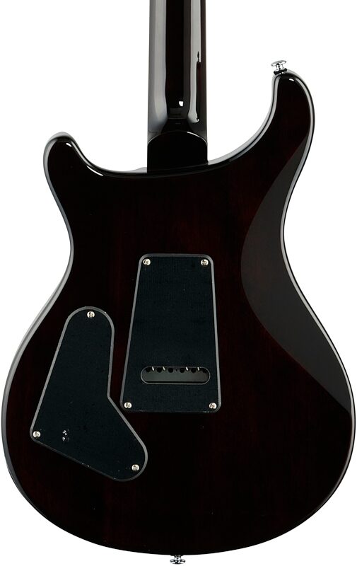 PRS Paul Reed Smith SE Custom 24 Electric Guitar (with Gig Bag), Black Gold Burst, Body Straight Back