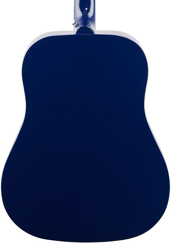 Epiphone Starling Acoustic Player Pack (with Gig Bag), Blue, Body Straight Back