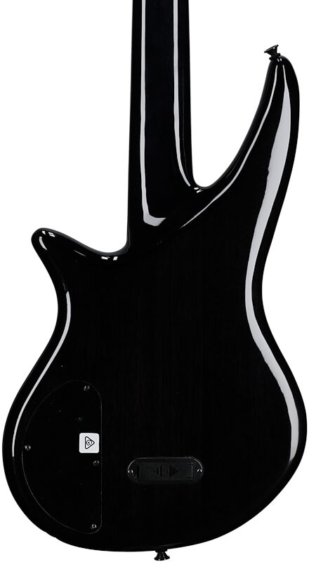 Jackson X Spectra SBXQ V 5 String Bass Guitar, Transparent Black Burst, USED, Blemished, Body Straight Back