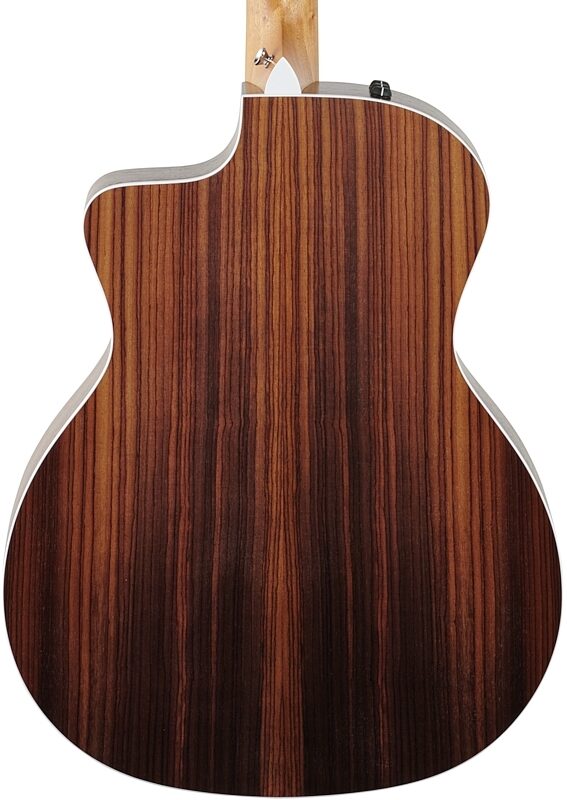 Taylor 214ce Grand Auditorium Rosewood Acoustic-Electric Guitar (with Gig Bag), Natural, Body Straight Back