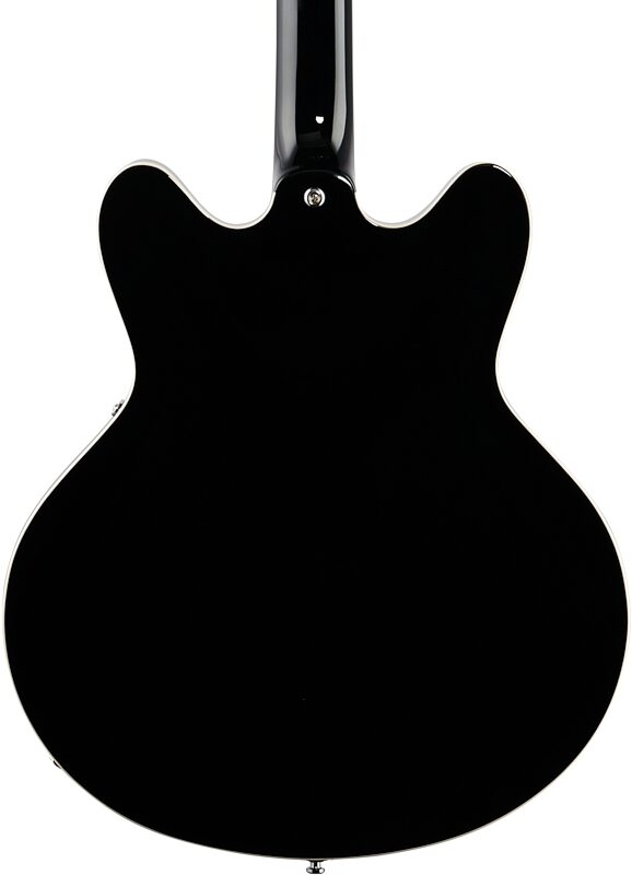 Vox Bobcat V90 Semi-hollowbody Electric Guitar (with Case), Black, Body Straight Back